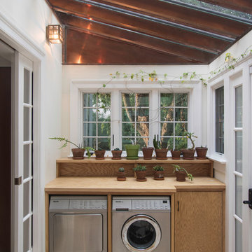 Kitchen and Mud Room_ Copper and Glass Conservatory, Historical Home