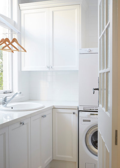 Traditional Laundry Room by Provincial Kitchens