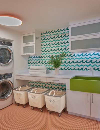 Contemporary Laundry Room by d2 interieurs