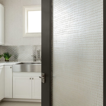 Las Vegas Modern Home - Modern Solid Wood Glass Door