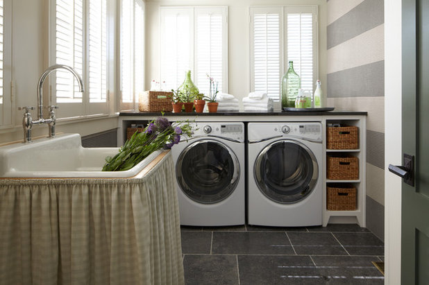Traditional Laundry Room by ANN SACKS