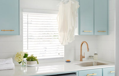 Room of the Day: Cheerful and Bright Laundry Room in Toronto