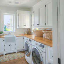 Traditional Laundry Room by CK Architects