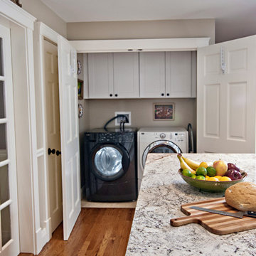 Laundry Closet in Kitchen