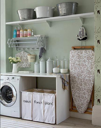 Shabby-Chic-Style Hauswirtschaftsraum laundry