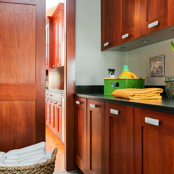 Laundry in a Beverly, MA home renovation