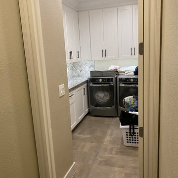 Laundry Room and Bathroom Makeover
