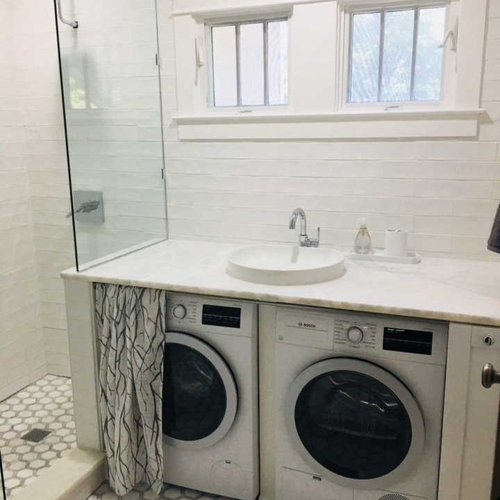 75 Beautiful Small Bathroom Laundry Room Combo Home Design Ideas