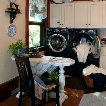 Laundry Room decorated with Sewing Machines