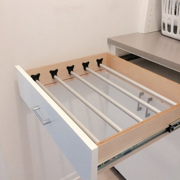 Laundry Room - drawer for hanging