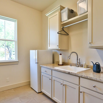 Laundry Room - Hill Country Stone Ranch Home