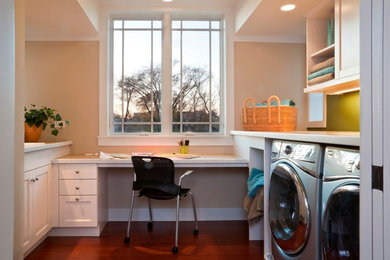 Inspiration for a traditional utility room in Chicago.