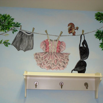 Laundry Room Mural