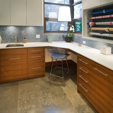 Contemporary Laundry Room by Old World Kitchens & Custom Cabinets