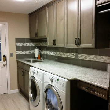 Laundry Room Remodel with Dover Grey Doors