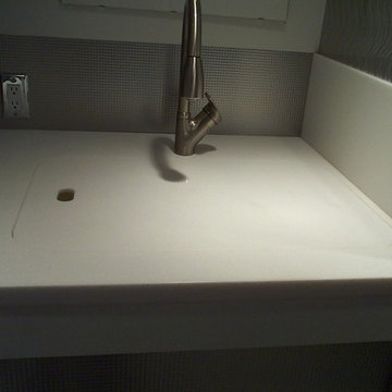 Laundry room sports lockers
