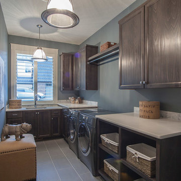 Laundry Room - The Finleigh - Transitional Craftsman on Corner Lot