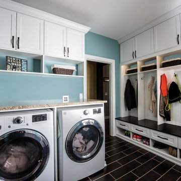 Laundry Room with Cubbies