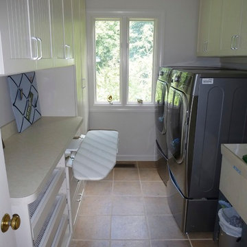 Laundry Room with Fold-out Ironing Board