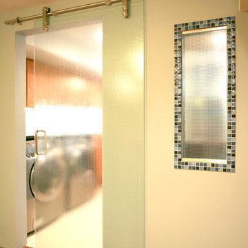 Laundry Room with Glass Door