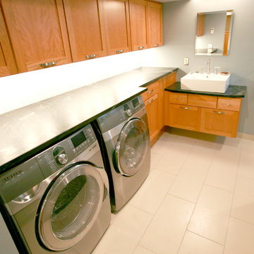 Laundry Room with Glass Door