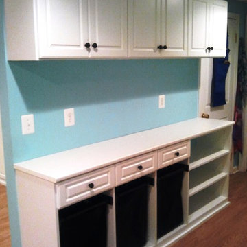 Laundry Room with Hampers & Counter top