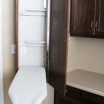 Laundry Room with Ironing Board Cabinet