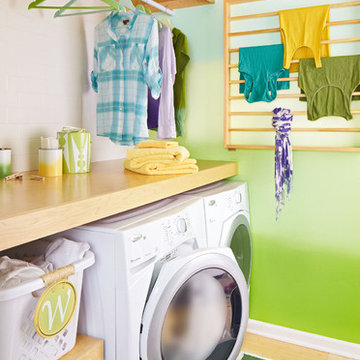 Laundry Room with Loads of Style