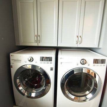 Laundry Room with Pet Feeding Station