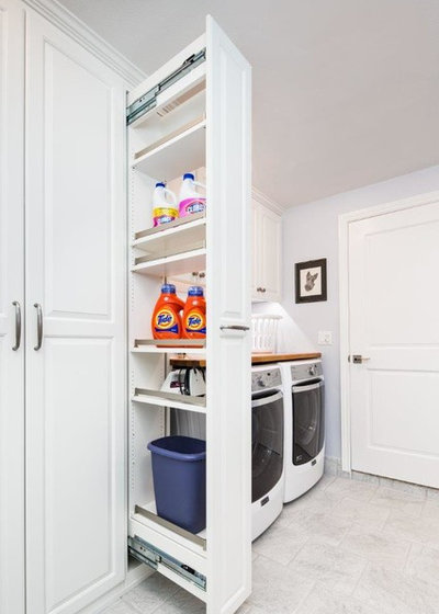 Traditional Laundry Room by Valet Custom Cabinets & Closets - Larry Fox