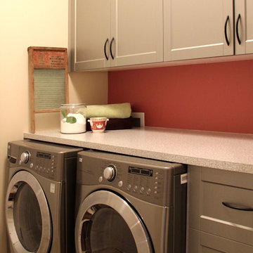 LINE1 - Contemporary Design-Build Interior RemodelCustom laundry room remodel. C