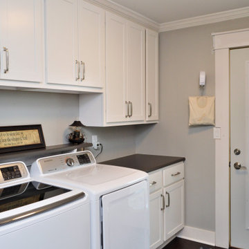 Lowell, IN. Haas Lifestyle Collection. White Maple Kitchen & Laundry