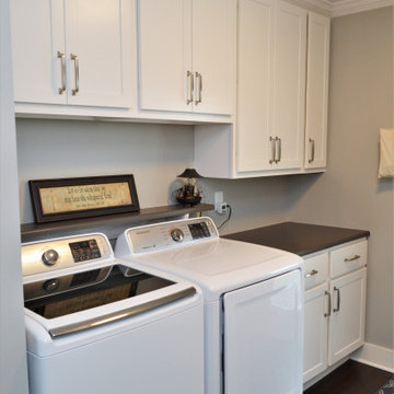 Lowell, IN. Haas Lifestyle Collection. White Maple Kitchen & Laundry