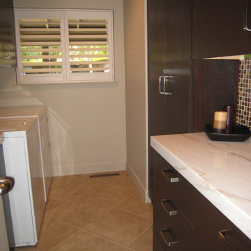 Mahogany Laundry Room