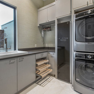 Master Laundry Room Contemporary for Entertaining