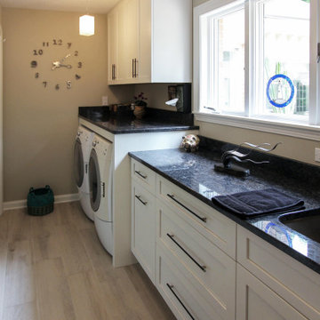Medallion White Cabinetry in Laundry Room