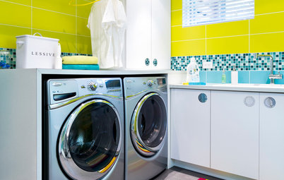 8 Ways to Add a Load of Color to Your Laundry Room