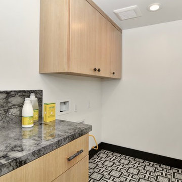 Modern and Fun Laundry Room