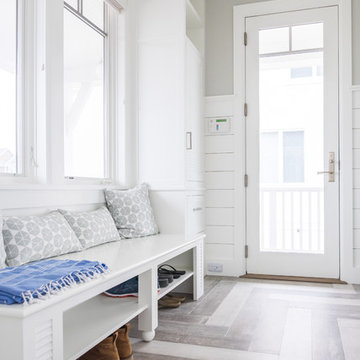 Mudroom off entryway