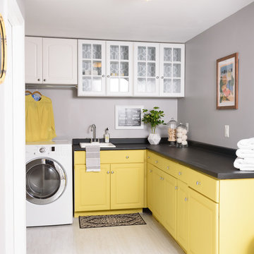 My Houzz: Cheerful Color and Patterns in a Virginia Family Home