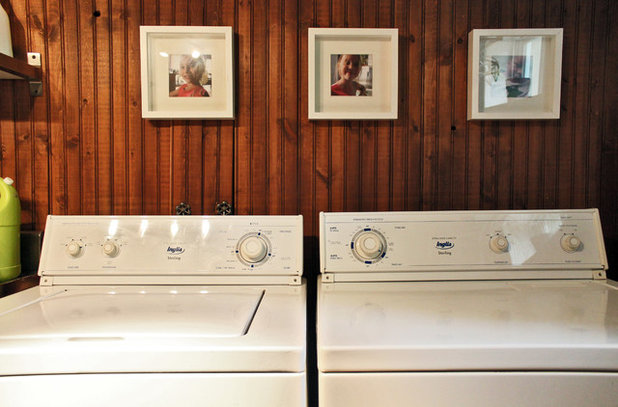 Eclectic Laundry Room by Laura Garner