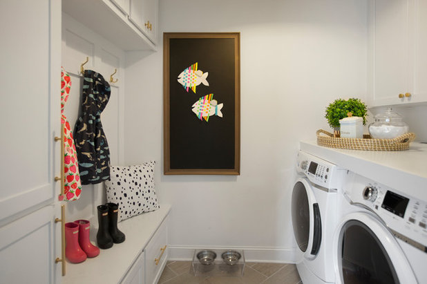 Traditional Laundry Room by Margaret Wright Photography