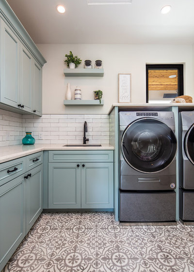 Contemporary Laundry Room by Spaces Renewed