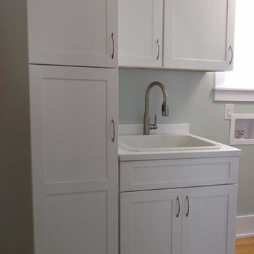 New Construction - Two-tone Custom Painted Kitchen Cabinets