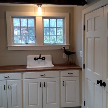 New Mudroom/Laundry Room in Antique Farmhouse
