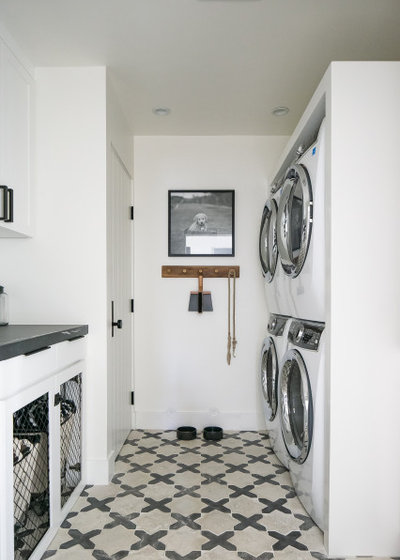 Beach Style Laundry Room by Mr. Build Construction