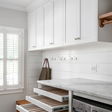 Organized Mudroom and Laundry