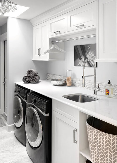 Traditional Laundry Room by Tony Colangelo Photography