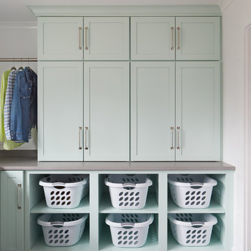 Painted Laundry Room