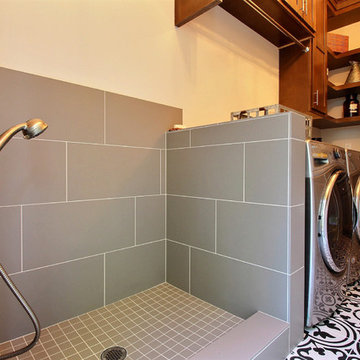 Pet Shower in Laundry Room - The Overbrook - Cascade Craftsman Family Home